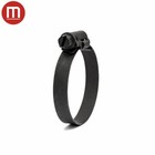 Black Jubilee Style ASFA Stainless Steel Worm Drive Hose Clamps Clips 12mm Wide