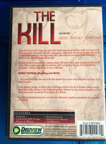 Grace Kelly The Kill DVD Factory Sealed Slim Case - Imagen 3 de 3