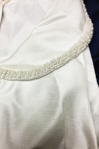 Bonnie Jean Girls Dress White Navy Flower Easter Formal Dress B40303 $58 - Picture 3 of 5