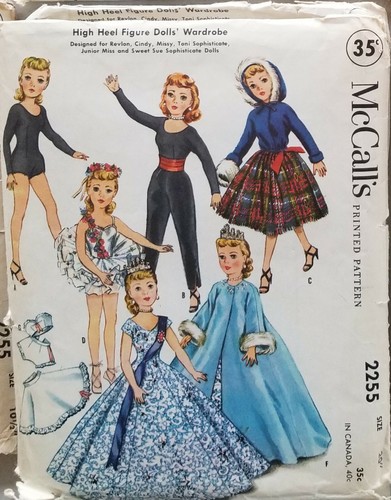 McCalls Doll Clothes Sewing Patterns 7 1/2" up to 31" 193 to Choose From 1940's+ - Picture 123 of 251