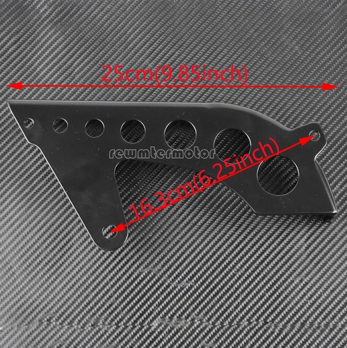 Gloss Black Front Pulley Guard Cover Fit For Harley Sportster XL 2004-2015 2020 - Picture 3 of 6