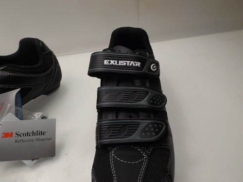 Exustar E-SR442 Cycling Shoe Black Size 9.5 - Picture 3 of 6