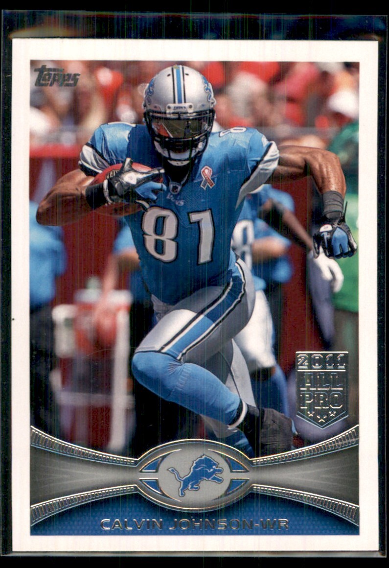 2012 Topps Calvin Johnson Detroit Lions #400 | eBay