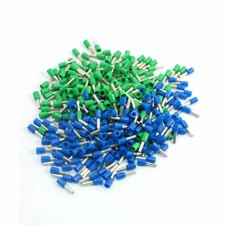 380Pcs E2508 Sleeve Pre-Insulated Ferrules Terminals for 14 AWG Wire #