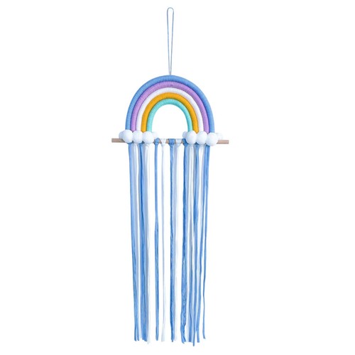 Handmade Rainbow Tassels Hair Bows Headband Holder Hair Clips Organizer Hanging - Picture 14 of 22