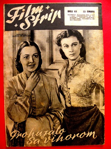 Vom Winde verweht 1954 CLARK GABLE VIVIEN LEIGH SELTENES EXYU FILMPROGRAMM - Bild 3 von 10