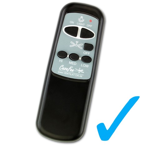 Ventilatore da soffitto con telecomando CasaFan 518013 CLASSIC ROYAL 180 noce - Foto 2 di 6