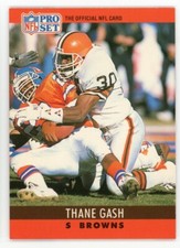 1990 Pro Set Thane Gash #70 Rookie RC
