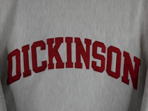 Vintage Champion Reverse Weave Dickinson College Crewneck Pullover Small Gray - Picture 6 of 16