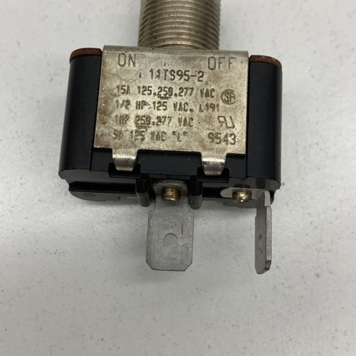 Honeywell 11TS95-2 Panel Mount Toggle Switch 15A 125/250/277VAC - Picture 3 of 7
