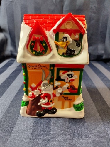 Russell Stover Warner Brothers Candy Kitchen 1997 Christmas Looney Tunes Bank - Picture 1 of 7