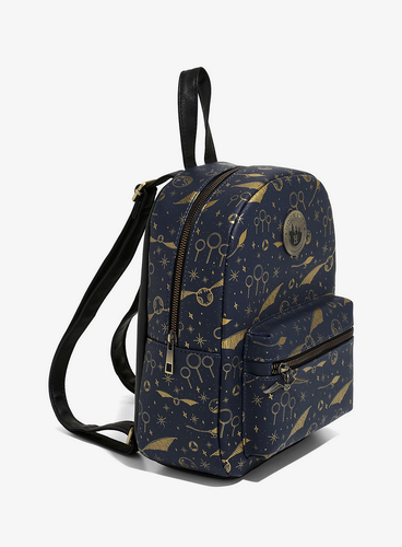 Mini mochila exclusiva Bioworld Harry Potter Hogwarts Quidditch Golden Snitch - Imagen 2 de 4