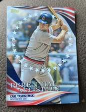 Carl Yastrzemski 2019 Topps Update Perennial All-Stars PAS-11 Red Sox HOFer