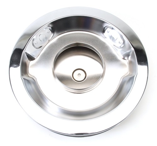 Edelbrock Pro-Flo Chrome 14" Round Air Cleaner w/ 3" Paper Element (Deep Flange) - Picture 7 of 10
