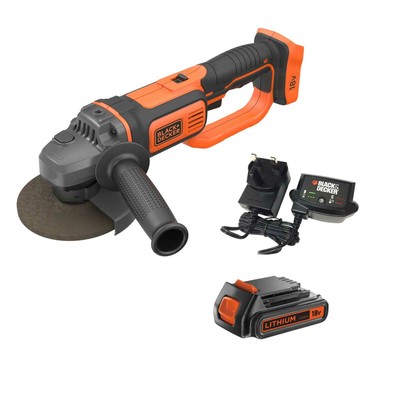 BLACK+DECKER BCG720 Cordless Angle Grinder 125mm 18V Body Only