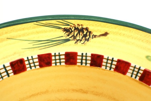 Lenox Winter Greetings Everyday Round HIGH COMPOTE Centerpiece Bowl Earthenware - Picture 5 of 11