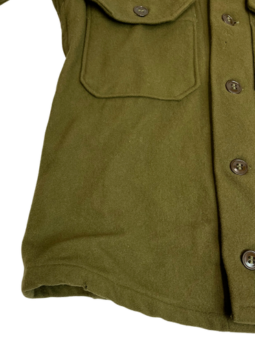 Used Serviceable X-Small Olive Drab Wool Field Shirt *mocinc.1982* - Picture 8 of 9