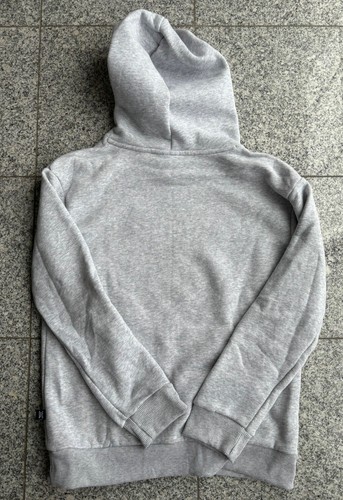 NWT Puma Boys Pullover Gray Cotton Logo Hoodie Sweatshirt SZ:L (14/16) Years - Picture 6 of 10