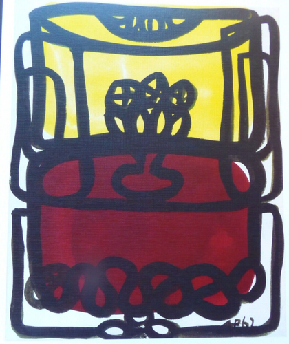 CENTRO DE MESA / Impresión de pintura artística cubana de la artista cubana AMELIA PELAEZ - Imagen 3 de 4