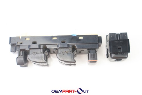 2004-2012 CHEVROLET COLORADO DRIVER SIDE MASTER CONTROL WINDOW SWITCH W/ Mirror - Foto 2 di 10