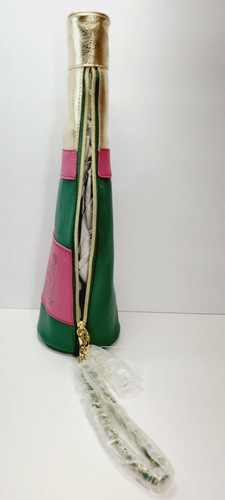 NEW Betsey Johnson clutch CHAMPAGNE BOTTLE Green/ Pink Wristlet bag/ Purse Woman - Picture 12 of 12