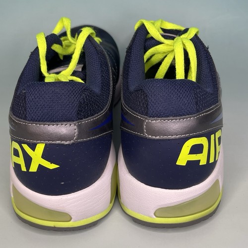 NIKE AIR MAX RUN LITE 4 - 554904 401 Navy Volt Running Shoes Fit Sole - Picture 5 of 8