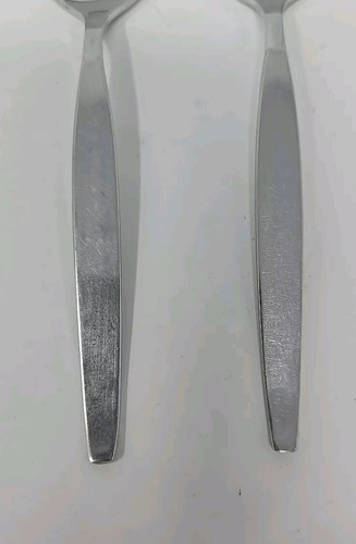 Set 4 Community Stainless Frostfire MCM Dinner / Teaspoons 6" - Picture 5 of 8