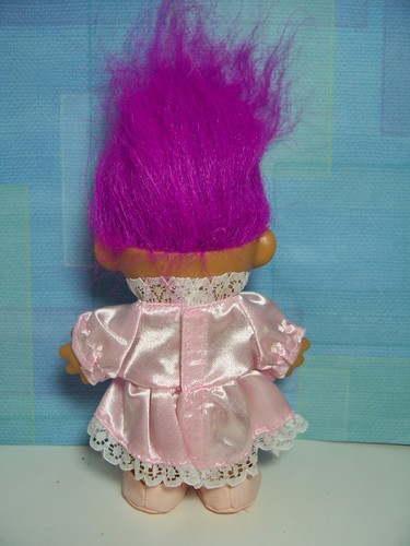 TEENAGE GIRL IN PARTY DRESS - BAMBOLA TROLL RUSS 5" - NUOVA - Foto 4 di 6