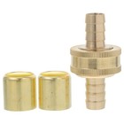 Brass Garden Hose Repair Quick Connect Fitting 1 /2 Inch Hose