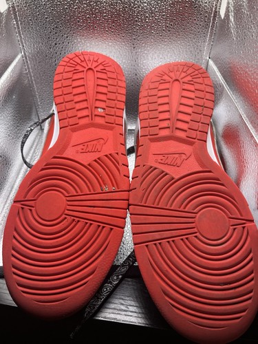 Talla 8.5 - Nike Dunk Low Championship Rojo 2021 Raro Auténtico Usado - Imagen 4 de 6