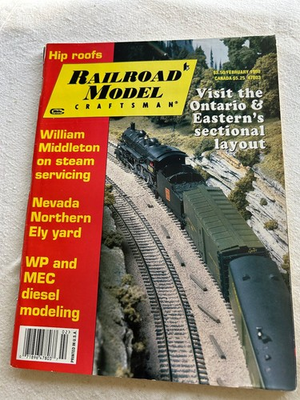 #ad #ad Railroad Model Craftsman Magazine February 1998 Steam Diesel Modeling $5.00