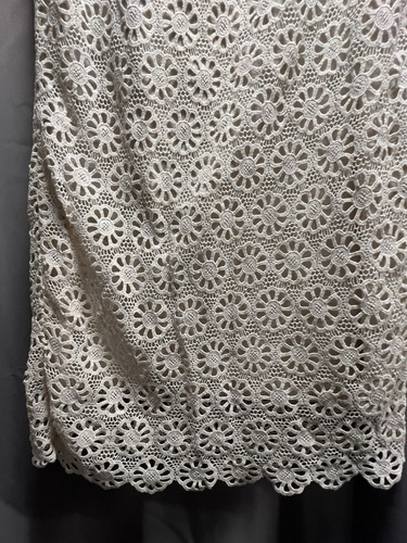 French Connection Lisella Crochet Lace Daisy White Shift Dress Size 12UK - Picture 6 of 11