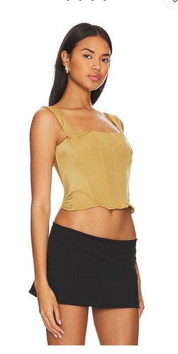We Are HAH Knock Out Bustier Top Womens S Shroom Adjustable Straps NWT - Picture 2 of 12