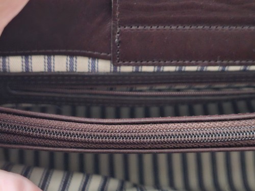 Coach Vintage Greenwich Satchel Gray Twill Brown Leather Top Handles NOS D906137 - Picture 13 of 19