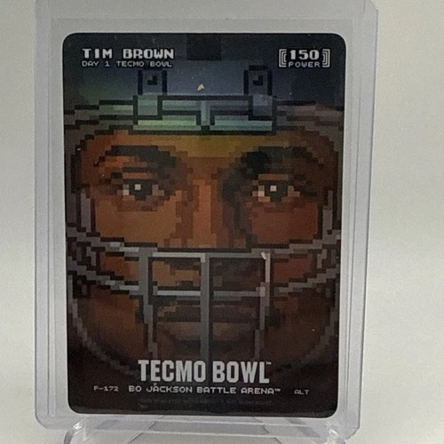 Bo Jackson Tecmo Bowl Tim Brown Day One ALT Helmet 150 Power SSP