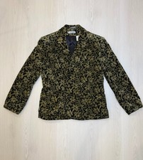 Cacharel Paris Womens Velvet Blazer 38/40 Bla...