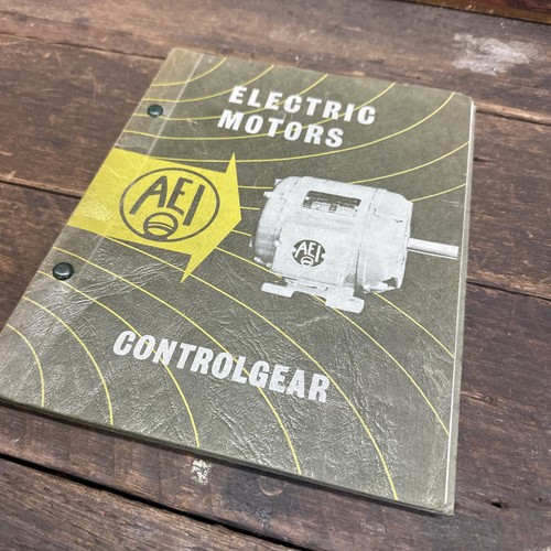 AEI Engineering Electric Motors Controlgear Vintage Catalogue Australian - Picture 1 of 17