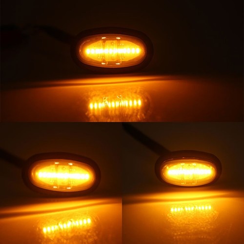 2PCS Yellow LED Car Front Bumper Grille Light Bulbs for Enhanced Visibility - Picture 6 of 15