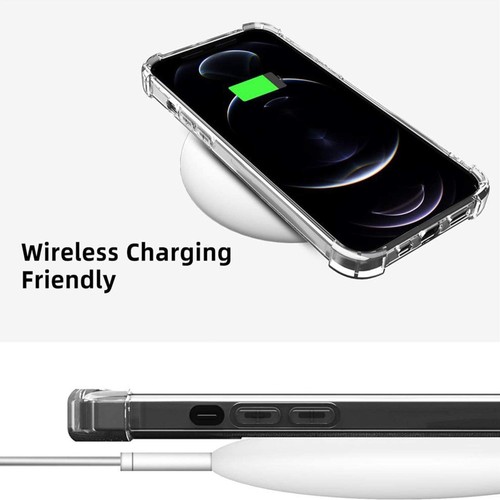 For TCL A3 /A509DL Slim Clear Protective Hybrid TPU Gel Rubber Corner Case Cover - Picture 5 of 7