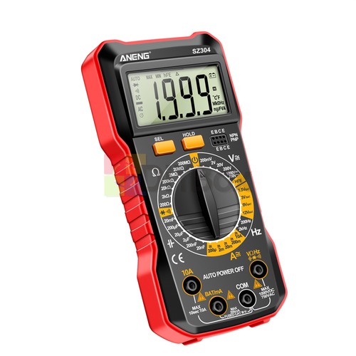 ANENG SZ304 Digital Multimeter AC DC Voltmeter 1999 Counts Volt Tester Meter US - Picture 9 of 14