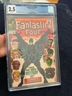 FANTASTIC FOUR  #46 (Jan 1966) ✨ Graded 2.5 WHITE pages by CGC ✔ 1st Black Bolt