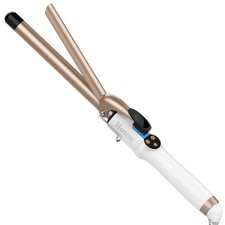 3/4 Inch Curling Iron Professional, Ceramic Tourmaline Inch, Champagne 