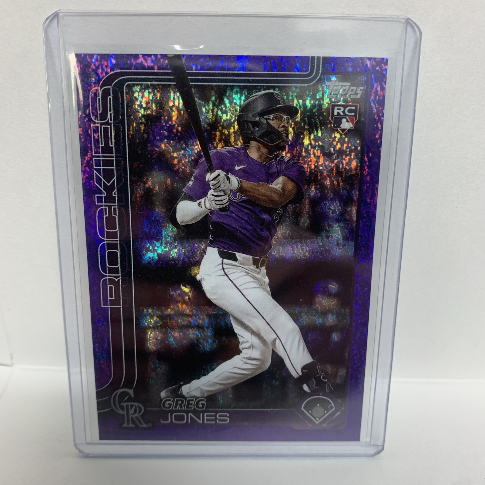 2025 Topps Series 1 - Greg Jones #36 Purple Holo Foil /250 (RC)