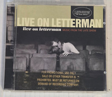 Live On Letterman: Music From The Late Show - Audio CD - VERY GOOD - PROMO NFS