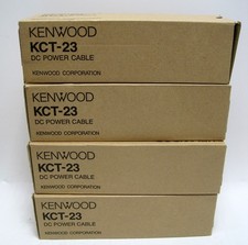 QTY 4 Kenwood KCT-23 DC Power Cables Ham Radio OEM TK-5710 TK-5810 TK-790 TK-890