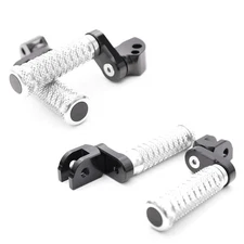 1 inch Riser Rider Passenger Footrests M-Grip For MT-01 05-07 08 09 10 11 12 13