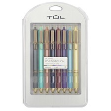   GL Series Retractable Gel Pens, Medium Point, 0.8 mm, Assorted Barrel Color...
