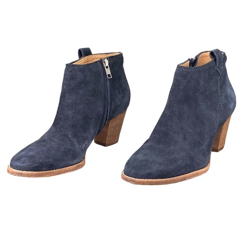 Madewell Women's Billie Blue Suede Ankle Boots Size US 8 - Picture 6 of 12