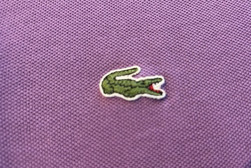 Vintage 1970s Izod Lacoste Patron Purple Polo Shirt Made in USA Cotton Crocodile - Picture 3 of 13
