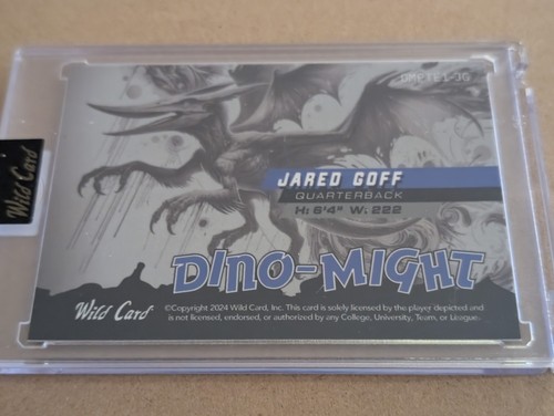 2024 Jared Goff Wild Card Dino Might Pterodactyl 13/25 - Picture 5 of 5